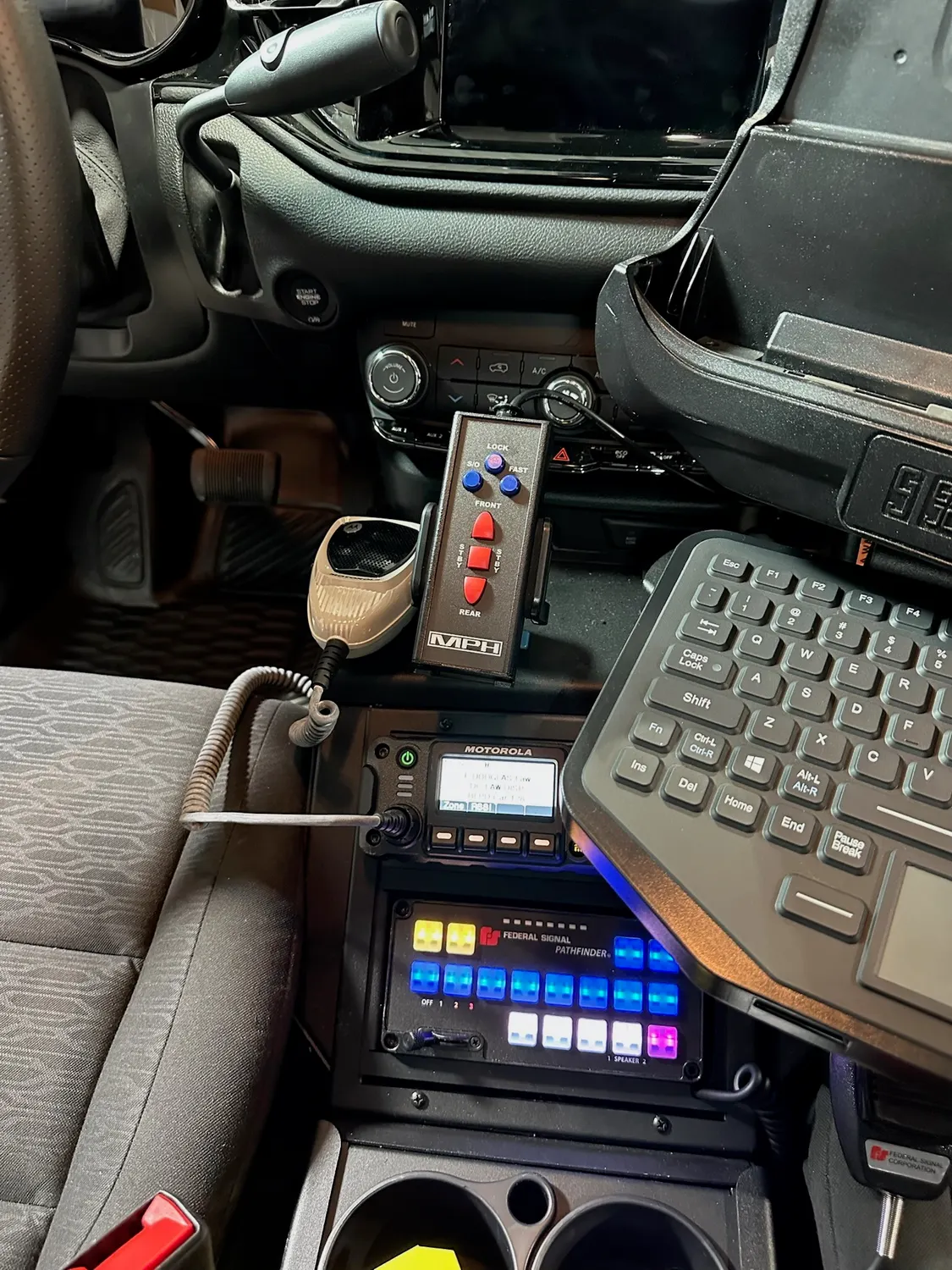 Law enforcement vehicle upfit by Elite Vehicle Outfitters