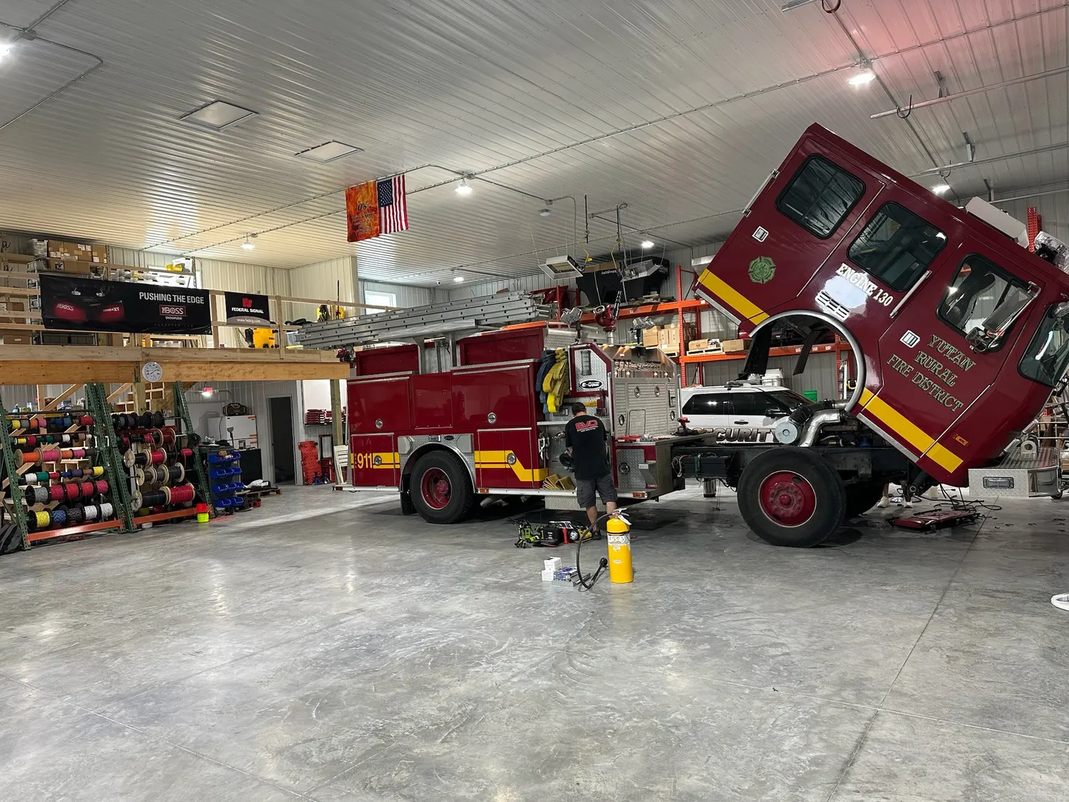Fire and rescue vehicle build by Elite Vehicle Outfitters