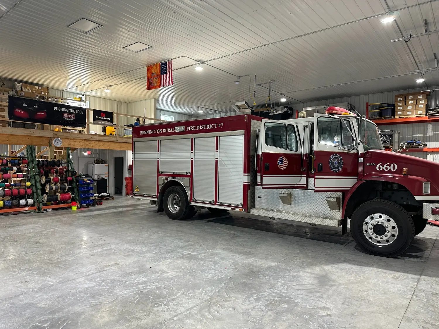 Fire and rescue vehicle build by Elite Vehicle Outfitters
