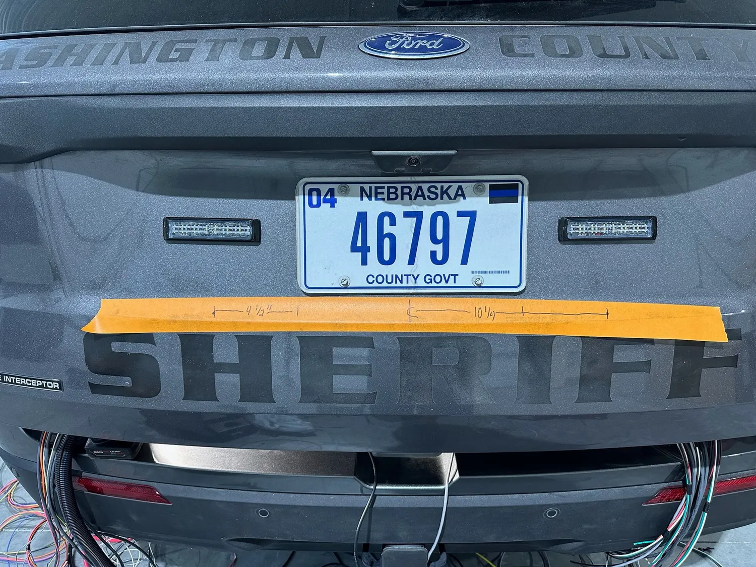 Law enforcement vehicle upfit by Elite Vehicle Outfitters