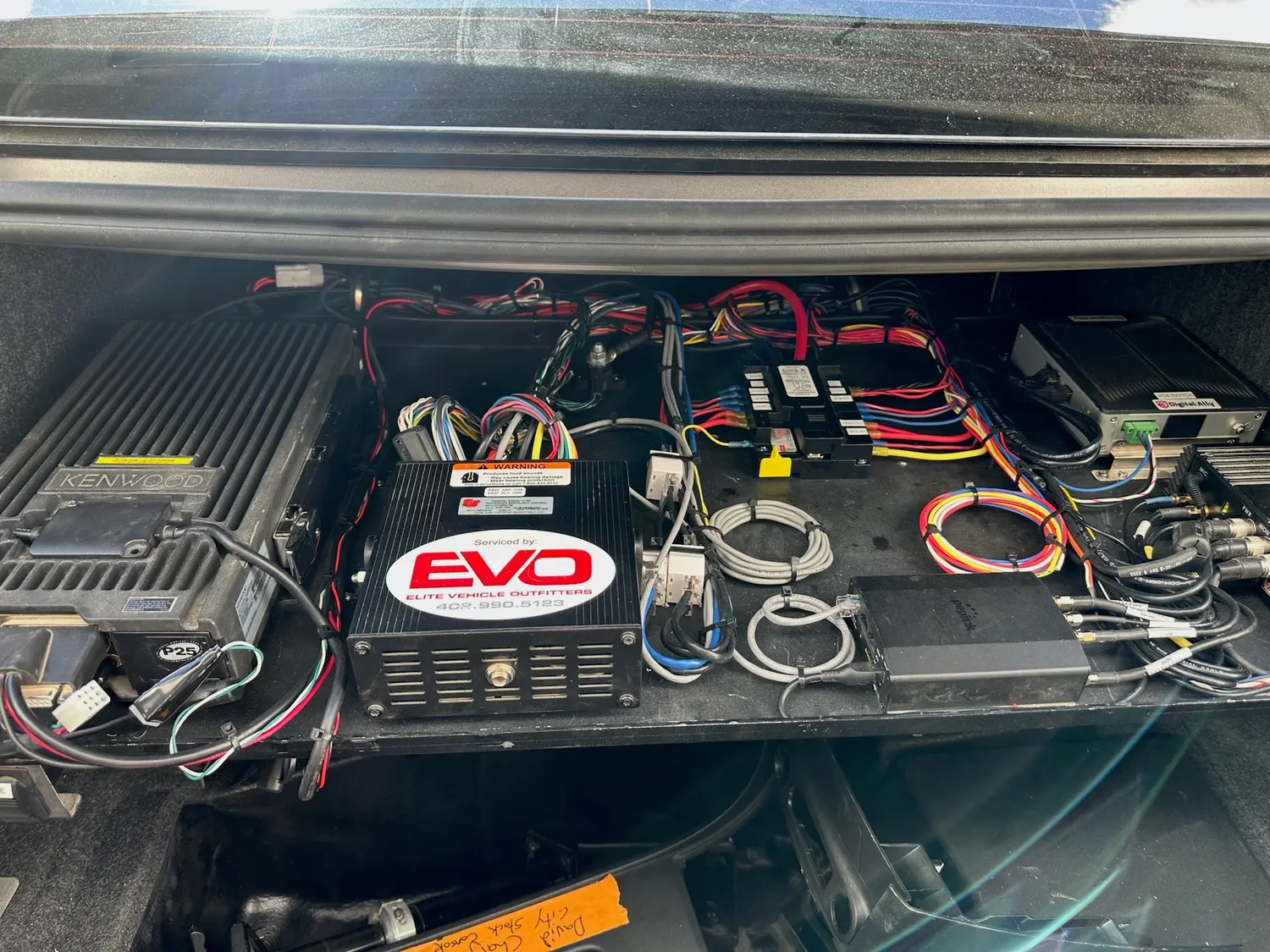 Law enforcement vehicle upfit by Elite Vehicle Outfitters