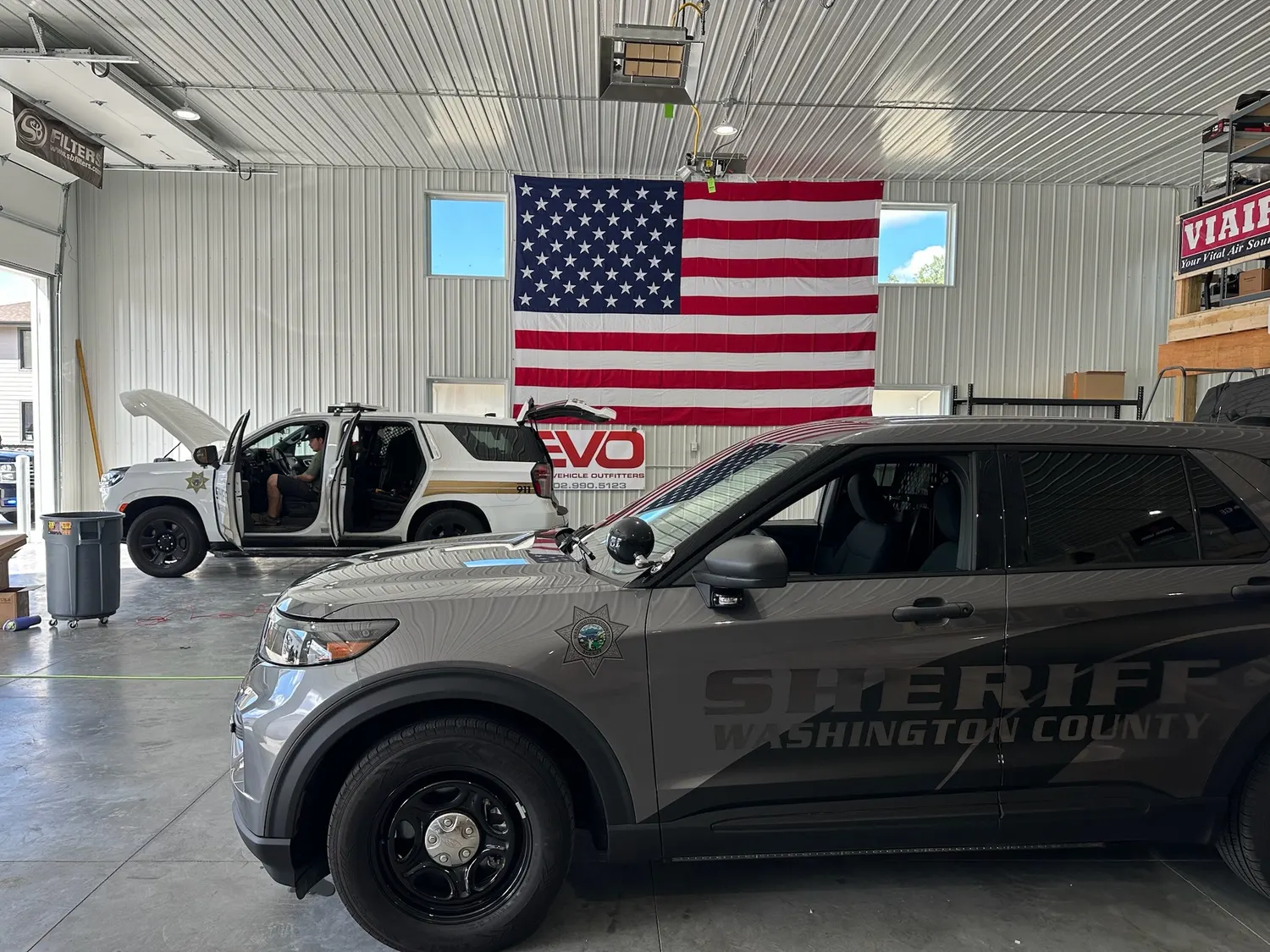 Law enforcement vehicle upfit by Elite Vehicle Outfitters