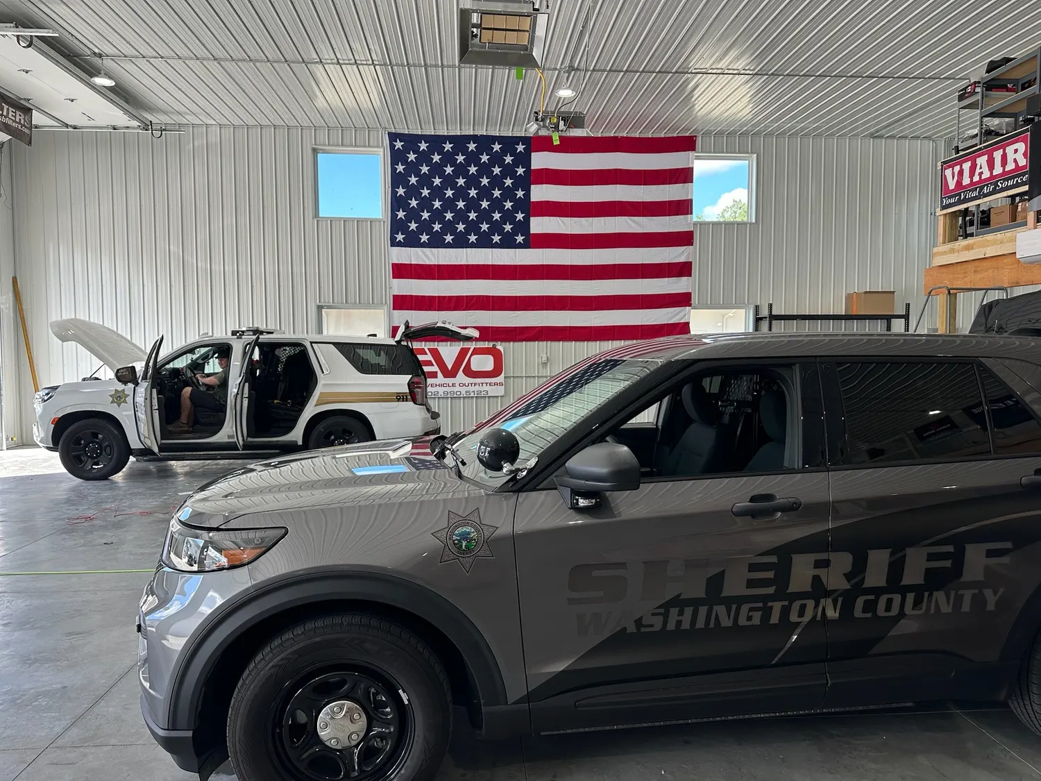 Law enforcement vehicle upfit by Elite Vehicle Outfitters