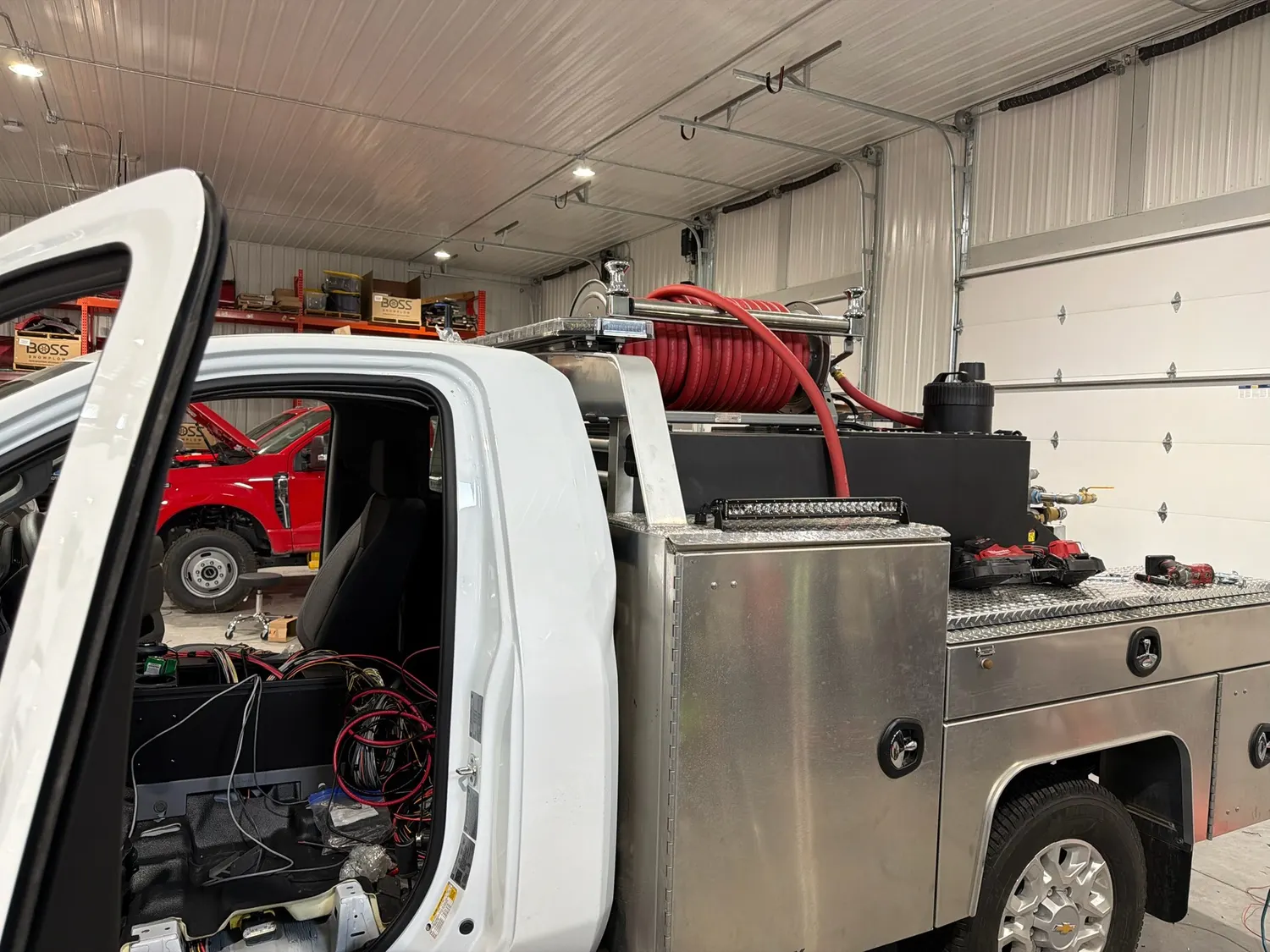 Commercial fleet and work truck upfit by Elite Vehicle Outfitters