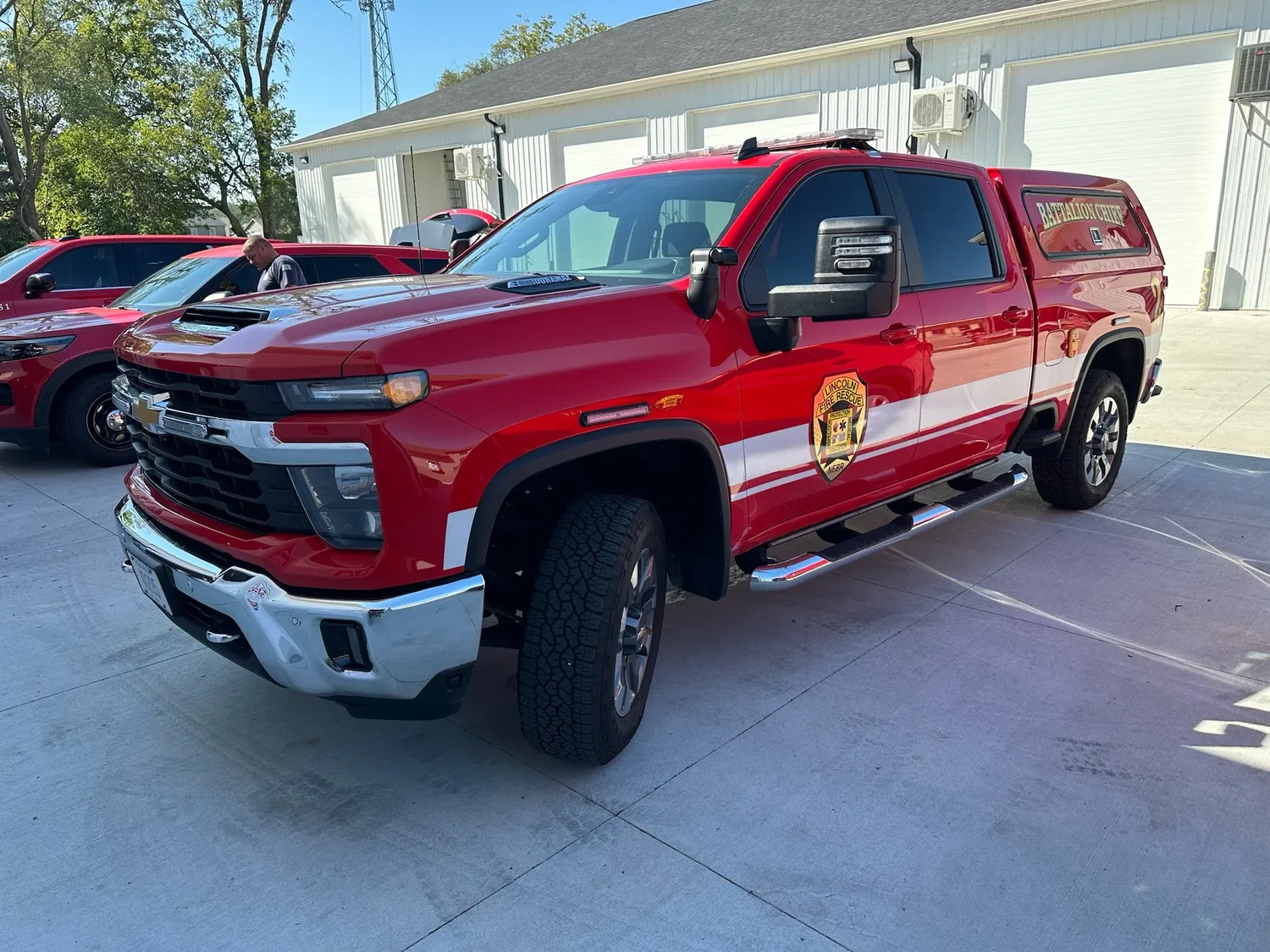 Fire and rescue vehicle build by Elite Vehicle Outfitters