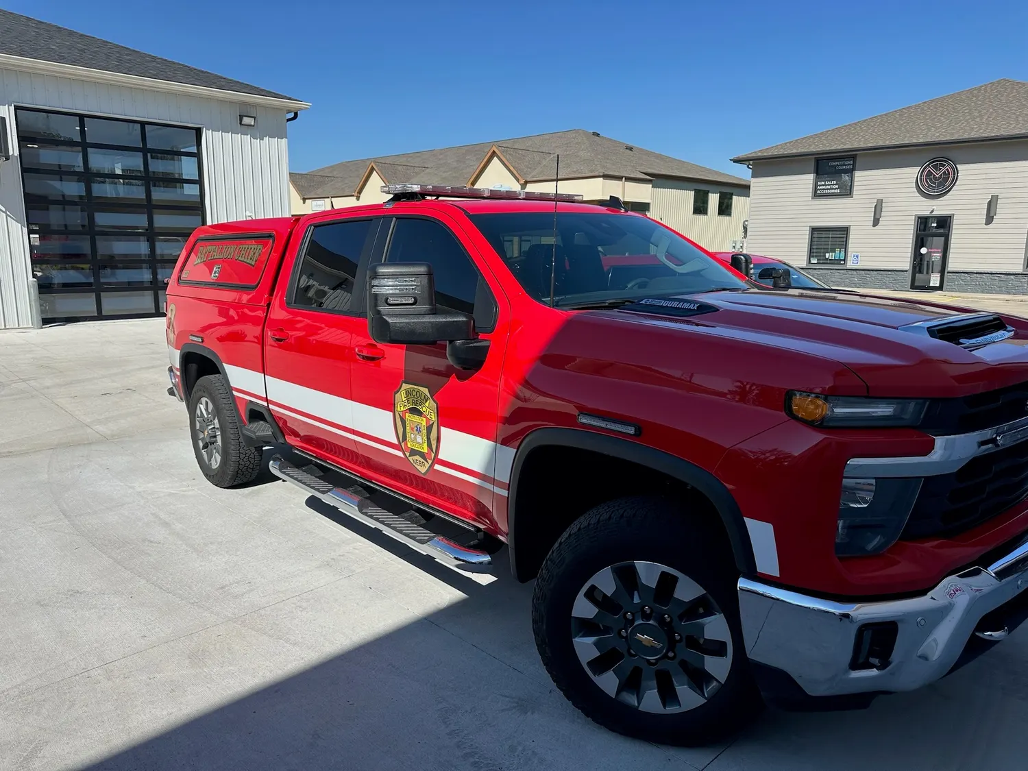 Fire and rescue vehicle build by Elite Vehicle Outfitters