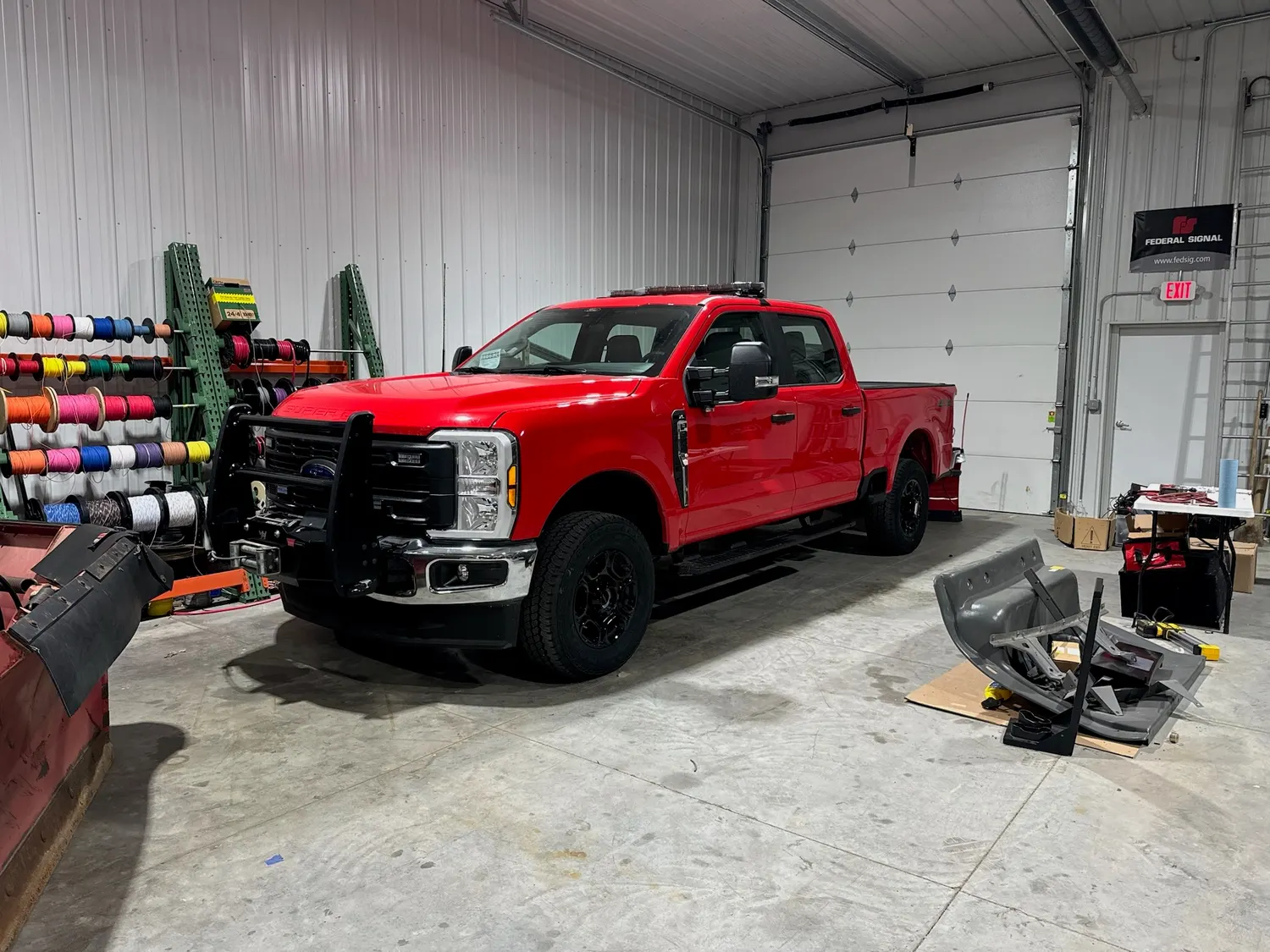 Commercial fleet and work truck upfit by Elite Vehicle Outfitters