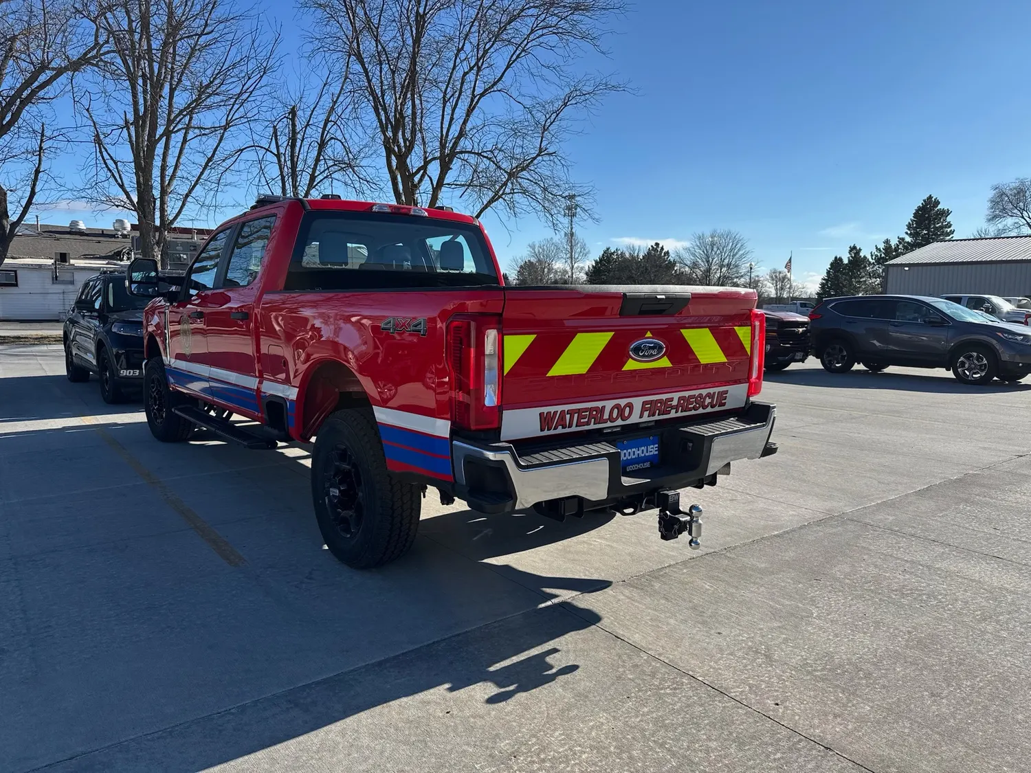 Fire and rescue vehicle build by Elite Vehicle Outfitters