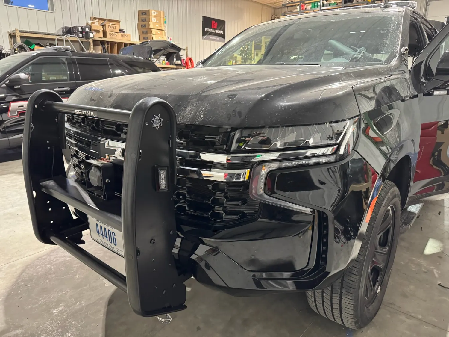 Law enforcement vehicle upfit by Elite Vehicle Outfitters