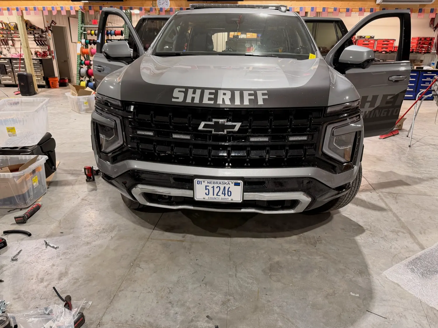 Law enforcement vehicle upfit by Elite Vehicle Outfitters