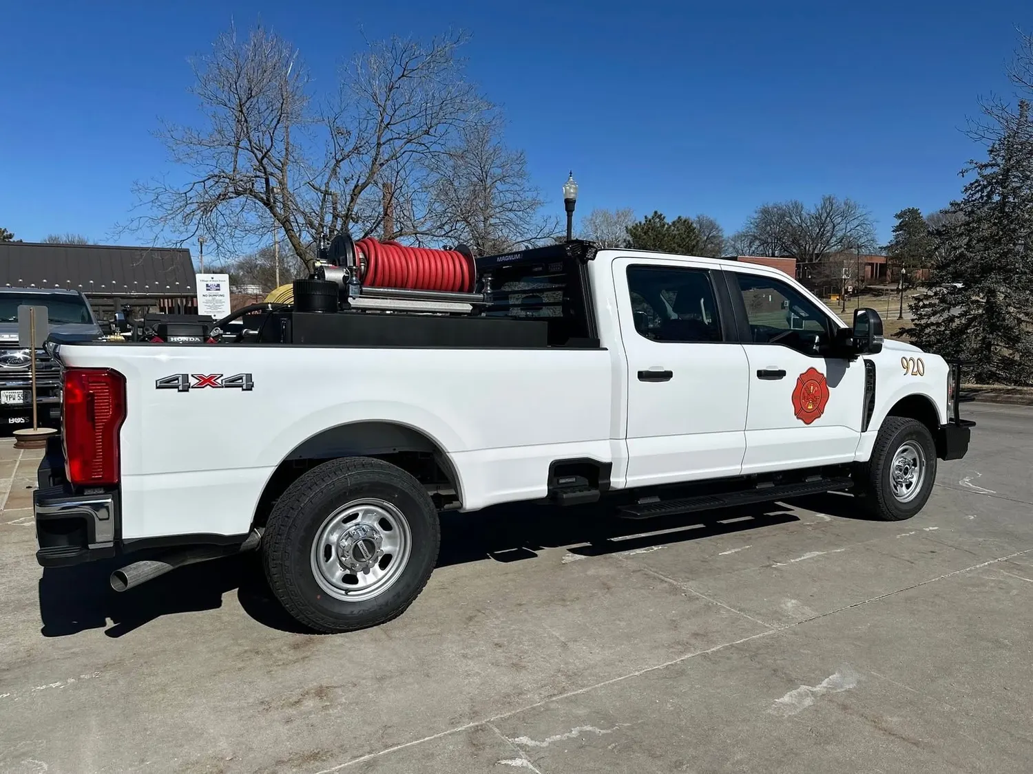 Fire and rescue vehicle build by Elite Vehicle Outfitters
