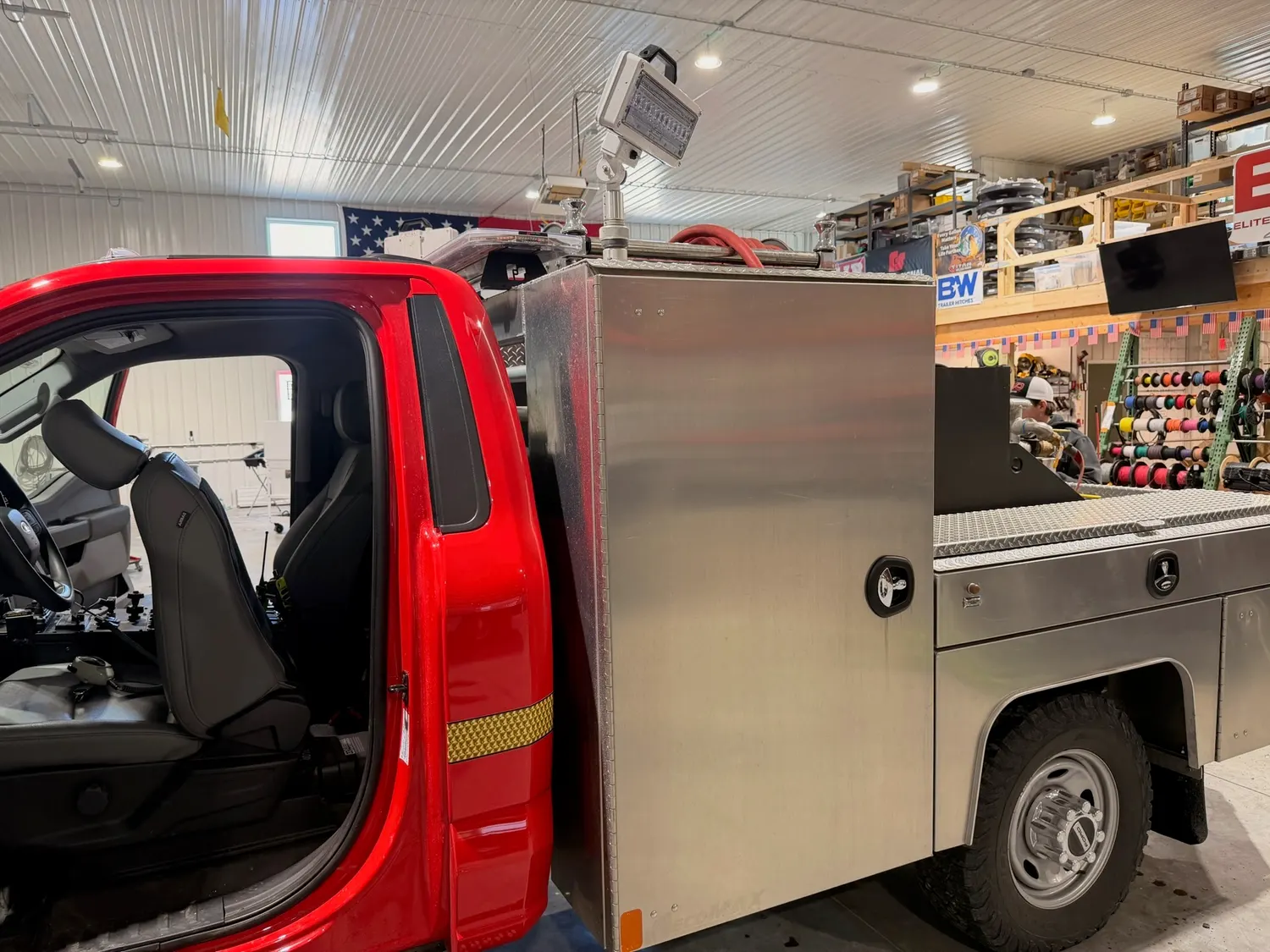 Commercial fleet and work truck upfit by Elite Vehicle Outfitters