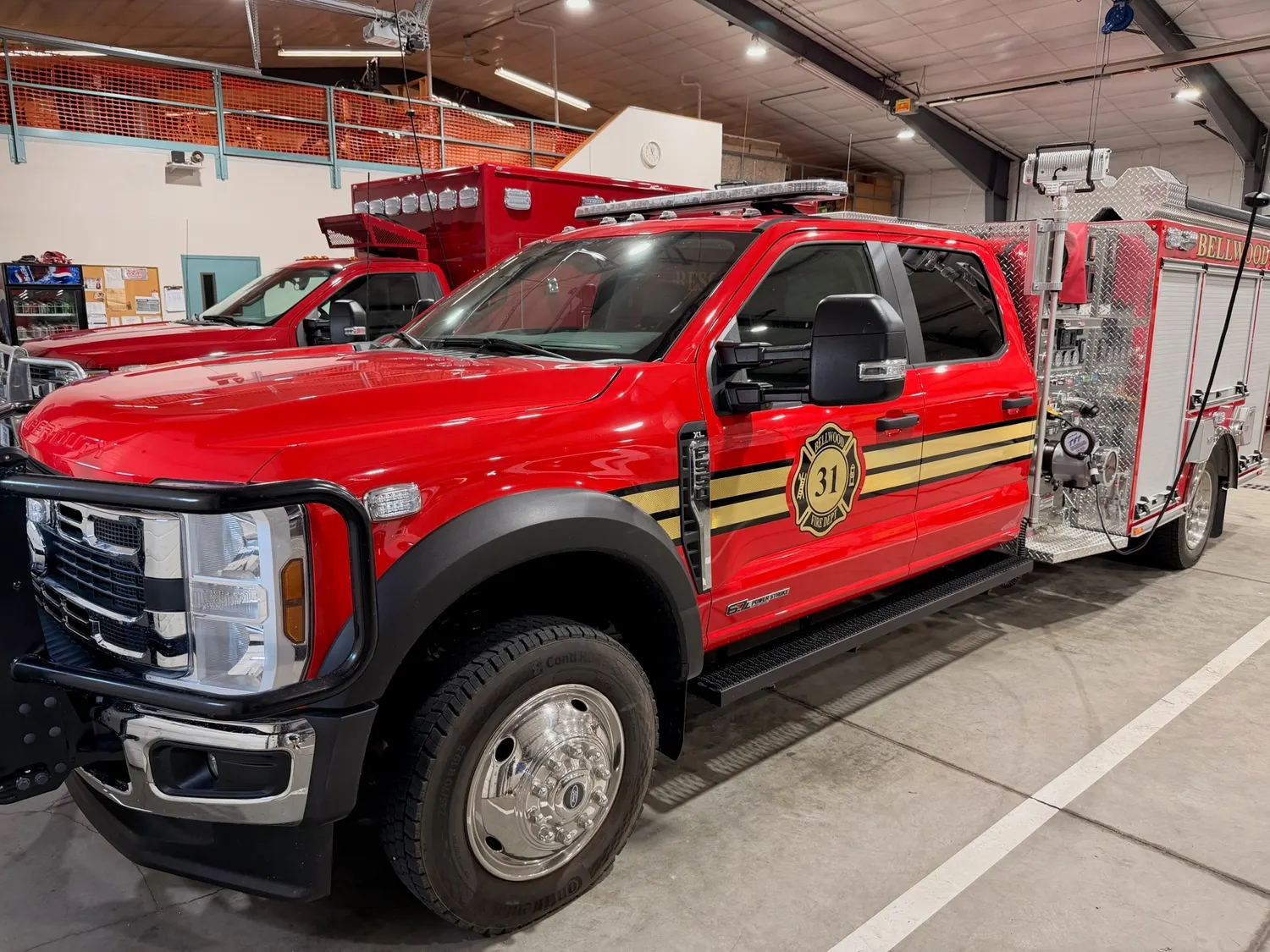 Fire and rescue vehicle build by Elite Vehicle Outfitters