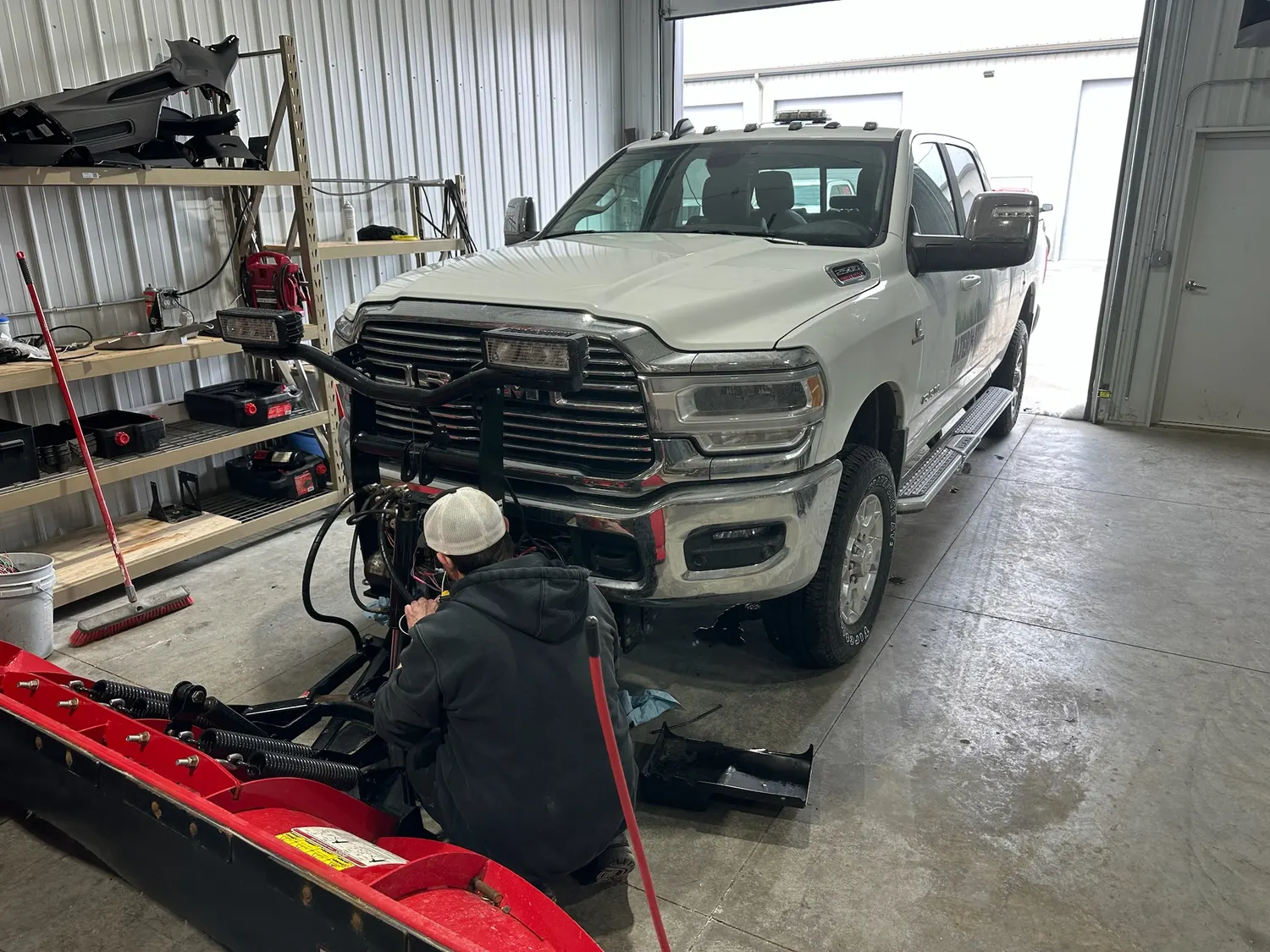 Commercial fleet and work truck upfit by Elite Vehicle Outfitters