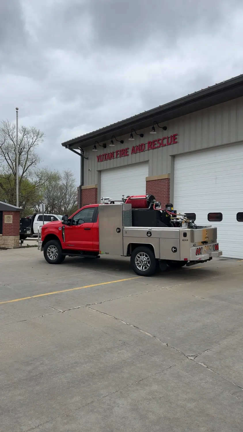Fire and rescue vehicle build by Elite Vehicle Outfitters