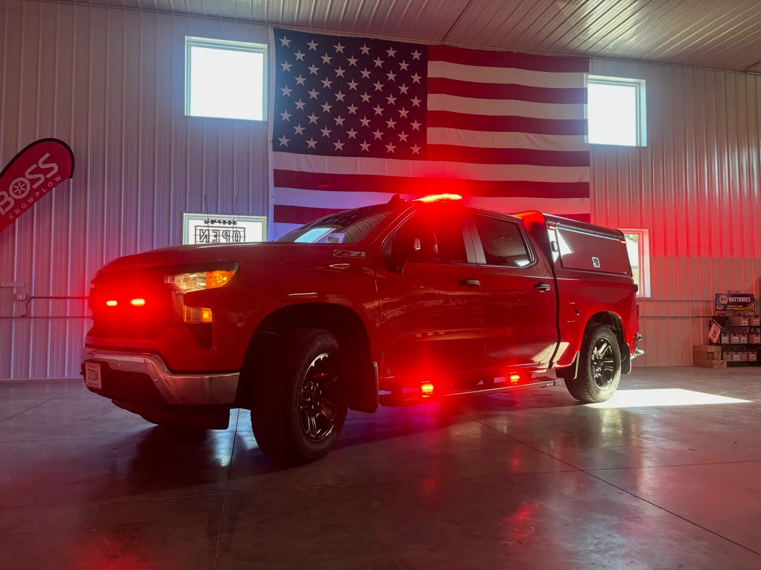 Fire and rescue vehicle build by Elite Vehicle Outfitters