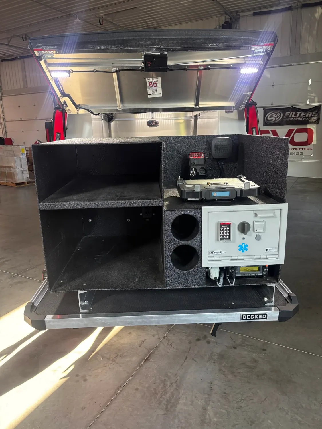Commercial fleet and work truck upfit by Elite Vehicle Outfitters